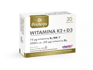 PROTEGO WITAMINA K2+D3 x 30kaps.