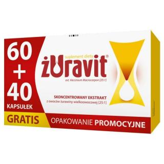 ŻURAVIT kapsułki x 60kaps. (+ 40kapsułek gratis)