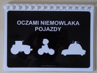 Oczami Niemowlaka Pojazdy - książeczka karty kontrastowe dla niemowląt