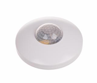 FF - CZUJNIK RUCHU PIR SUFITOWY 360 STOPNI 1500W IP20 DR-06W BIAŁY - DR-06W