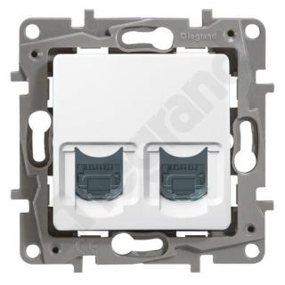 LEGRAND - GNIAZDO 2XRJ45 KAT. 6 STP BIAŁE NILOE  - 664776