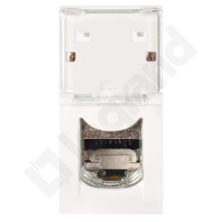 LEGRAND - GNIAZDO KOMPUTEROWE POJEDYNCZE 1M RJ45 KAT. 6A STP MOSAIC - 076573