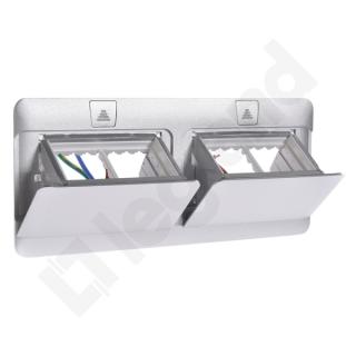 LEGRAND - MINIPUSZKA PO-UP DO WYPOSAŻENIA 8 MODUŁÓW ALUMINIUM - 054013