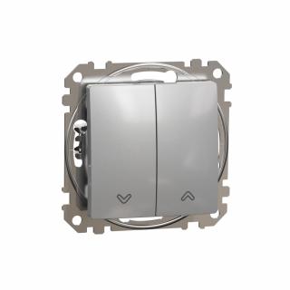 SCHNEIDER ELECTRIC - Łącznik żaluzjowy, srebrne aluminium Sedna Design - SDD113104