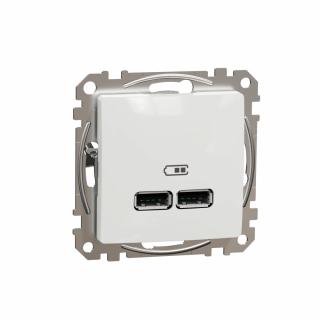SCHNEIDER ELECTRIC - Sedna Design, Gniazdo ładowania USB A+A 2,1A, bi. - SDD111401