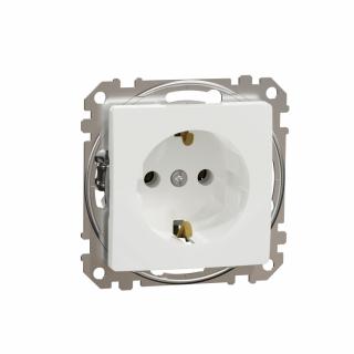 SCHNEIDER ELECTRIC - Sedna Design, Gniazdo schuko, białe - SDD111025