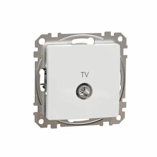 SCHNEIDER ELECTRIC - Sedna Design, Gniazdo TV przelotowe (10dB), białe - SDD111478