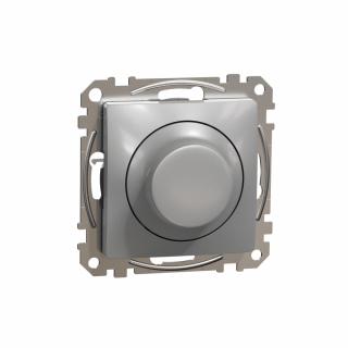 SCHNEIDER ELECTRIC - Sedna Design, Ściemniacz LED obrotowy RC/RL,srebrne aluminium - SDD113502