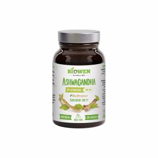 ASHWAGANDHA EKSTRAKT BEZGLUTENOWY (400 mg) 120 KAPSUŁEK - HEMPKING (BIOWEN)