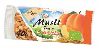 BATON MUSLI Z MORELĄ BIO 40 g - BIO ANIA