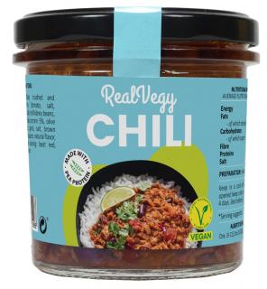 CHILI WEGAŃSKIE BEZGLUTENOWE 280 g -  REAL VEGY (EMPERATRIZ)