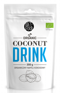 COCONUT MILK - NAPÓJ KOKOSOWY W PROSZKU BIO 200 g - DIET-FOOD