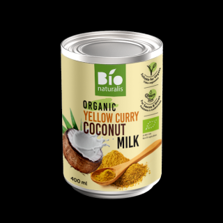 COCONUT MILK - NAPÓJ KOKOSOWY YELLOW CURRY BIO 400 ml - BIO NATURALIS