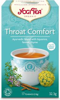 HERBATKA NA GARDŁO (THROAT COMFORT) BIO (17 x 1,9 g) 32,3 g - YOGI TEA