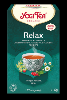 HERBATKA RELAX BIO (17 x 1,8 g) 30,6 g - YOGI TEA