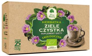 HERBATKA ZIELE CZYSTKA BIO (25 x 2 g) 50 g - DARY NATURY