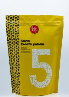 KAWA ZIARNISTA ARABICA 100 % (NO.5) 250 g - QUBA CAFFE