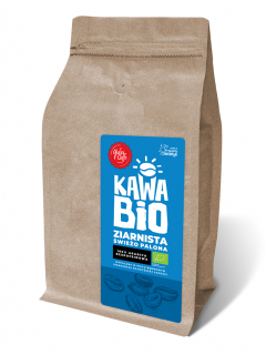 KAWA ZIARNISTA BEZKOFEINOWA ARABICA 100 % BIO 250 g - QUBA CAFFE