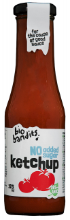 KETCHUP BEZ DODATKU CUKRÓW BIO 325 ml - BIO BANDITS