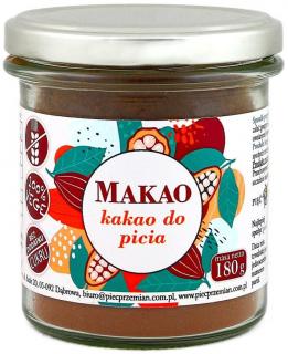 NAPÓJ KAKAOWY DO PICIA (MAKAO) BEZ DODATKU CUKRÓW BEZGLUTENOWY 180 g - PIĘĆ PRZEMIAN