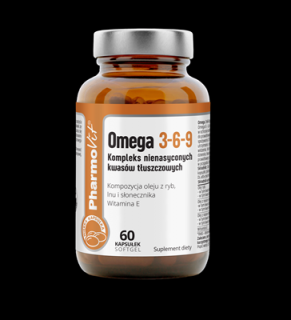 OMEGA 3-6-9 60 KAPSUŁEK - PHARMOVIT (CLEAN LABEL)