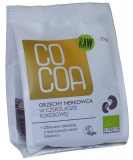 ORZECHY NERKOWCA W CZEKOLADZIE KOKOSOWEJ BIO 70 g - COCOA