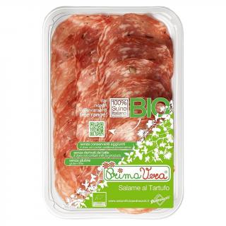 SALAMI Z TRUFLAMI DOJRZEWAJĄCE PLASTRY BEZGLUTENOWE BIO 70 g - PRIMAVERA