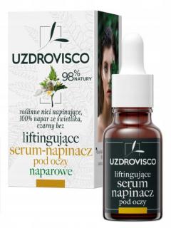 SERUM - NAPINACZ POD OCZY LIFTINGUJĄCE NAPAROWE 15 ml - UZDROVISCO (ŚWIETLIK)