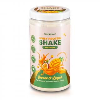 SHAKE PROTEINOWY Z KOLAGENEM O SMAKU MANGO - MARAKUJA KETO 560 g - SUPERSONIC