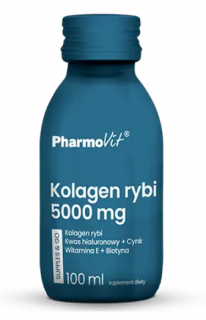 SHOT KOLAGEN RYBI (5000 mg) BEZGLUTENOWY 100 ml - PHARMOVIT (SUPPLES  GO)