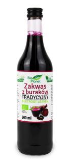 ZAKWAS Z BURAKÓW TRADYCYJNY BIO 500 ml - BIO PLANET