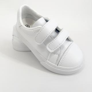 Sneakersy buciki półbuty dla chłopca białe