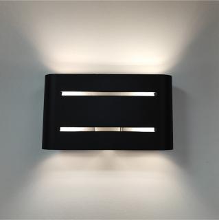 Kinkiet LED ATRIA 2xG9 ścienny czarny