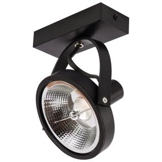 Kinkiet LED LEON 1xAR111 czarny