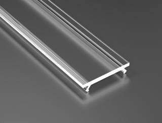 Klosz do profili Lumines BASIC PVC - transparentny - 1m
