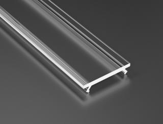 Klosz do profili Lumines BASIC PVC - transparentny - 2m