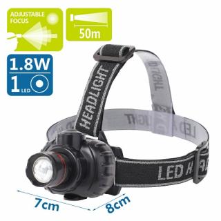 Lampa czołowa LED L06 1,3W 100lm 6500K