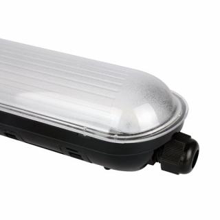Lampa LED hermetyczna LINKER Czarna 40W 120cm 6000lm