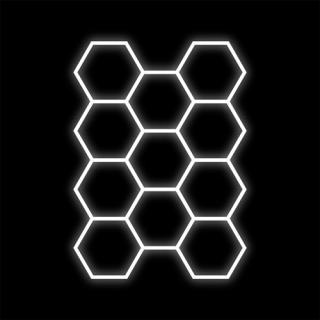 Lampa LED Hexagon 11xHEX 368W 6500K