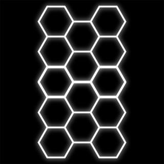 Lampa LED Hexagon 14xHEX 456W 6500K