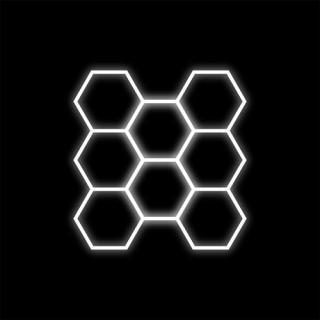 Lampa LED Hexagon 8xHEX 280W 6500K