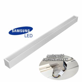 Lampa liniowa LED CABAIL 120cm 40W zwieszana biała - łączona