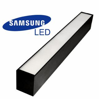 Lampa liniowa LED CABAIL 60cm 24W zwieszana czarna - neutralna