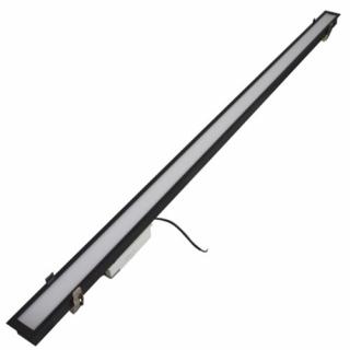 Lampa liniowa wpuszczana Redom 60cm 24W 3000K czarna