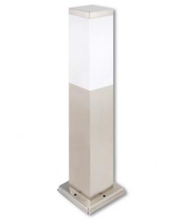 Lampa ogrodowa stojąca HAVANA 45cm 1xE27 srebrna