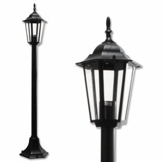 Lampa ogrodowa stojąca VICTORIA 1xE27 100cm czarna