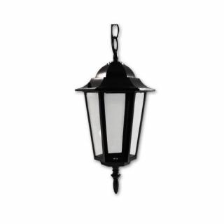 Lampa ogrodowa wisząca 1xE27 Victoria czarna