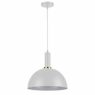 Lampa wisząca 1xE27 Gueno z białym kloszem