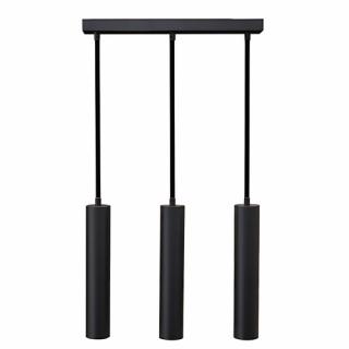 Lampa wisząca potrójna KARADON 3xGU10 listwa czarna