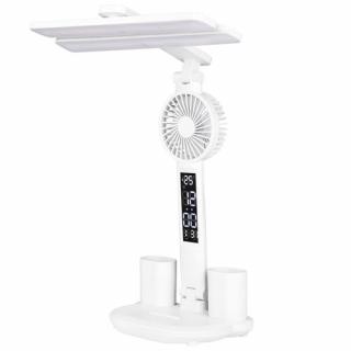 Lampka biurkowa LED Winter 7W CCT biała z wentylatorem